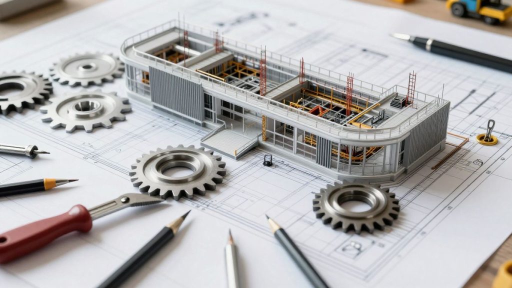 Building code overhaul with construction and gears.