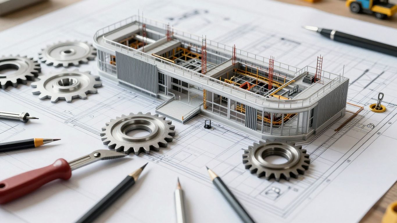 Building code overhaul with construction and gears.
